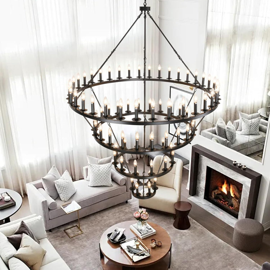 QJMPP Four-Tier Chandelier — 60in