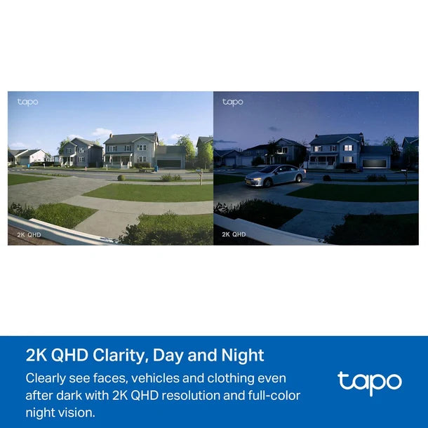 Tapo D225 — جرس باب فيديو ذكي ببطارية بدقة 2K QHD مع جرس رنين