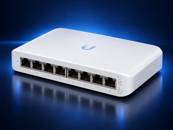 Ubiquiti UniFi Switch Lite 8 PoE – موزع جيجابت بـ 8 منافذ