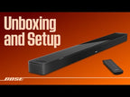 Official Bose Product Support Smart Ultra Soundbar unboxing and setup tutorial