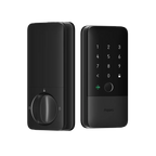 Aqara U400 Black exterior keypad and interior thumbturn