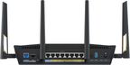 ASUS RT-BE88U rear panel with 10G, SFP+, 2.5G, Gigabit LAN and USB ports