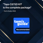 Tapo C675D 4K Dual-Lens Solar Camera — product reference photo