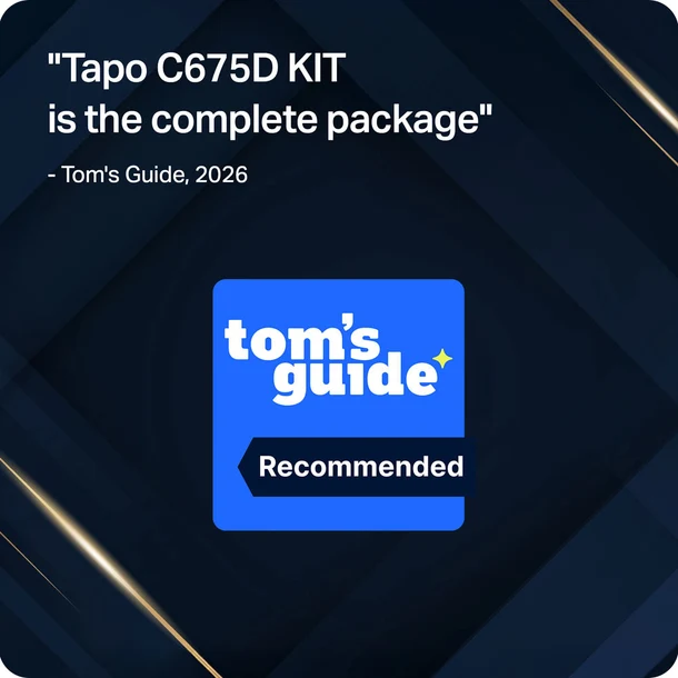 Tapo C675D 4K Dual-Lens Solar Camera — product reference photo