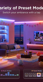 Govee RGBIC scenes and music modes