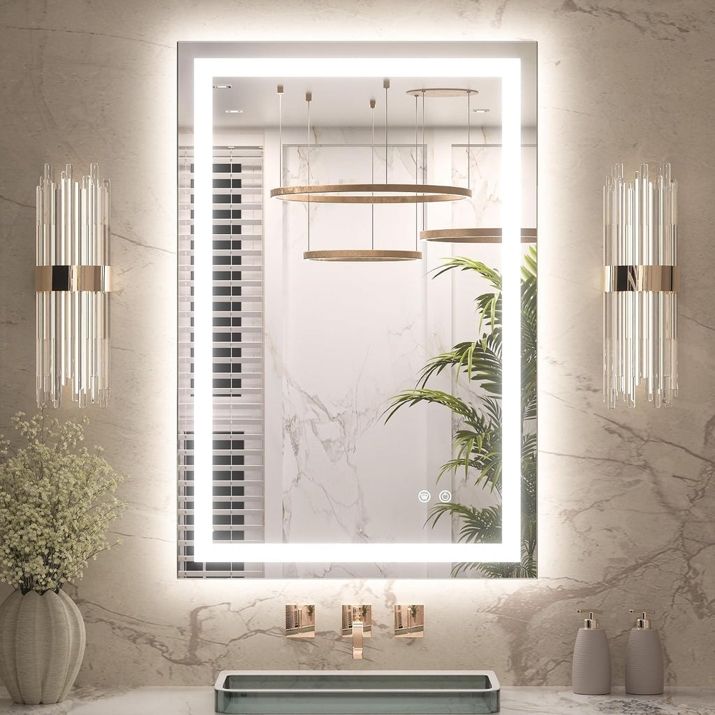 KeonJinn 24×36 frontlit + backlit LED mirror, source product photo 1 for B0D59TFFK4