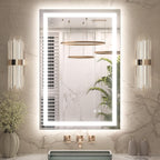KeonJinn 24×36 frontlit + backlit LED mirror, source product photo 1 for B0D59TFFK4