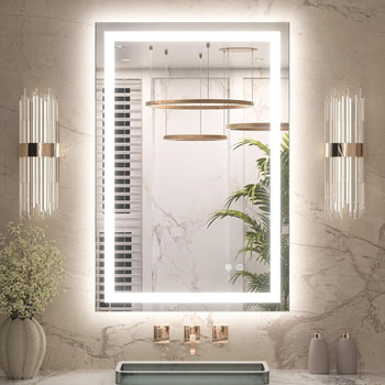 KeonJinn Front & Backlit LED Mirror — 24×36
