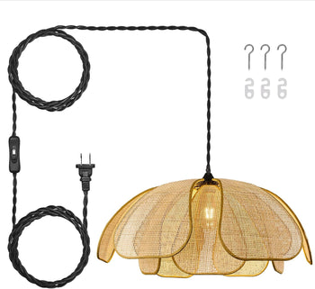 ADCTHOME Handwoven Boho Chandelier