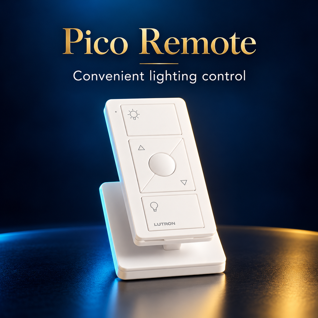 Pico remote: convenient lighting control — edited product illustration