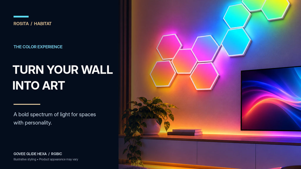 Govee Glide Hexa RGBIC — 10 Panels — selected model gallery