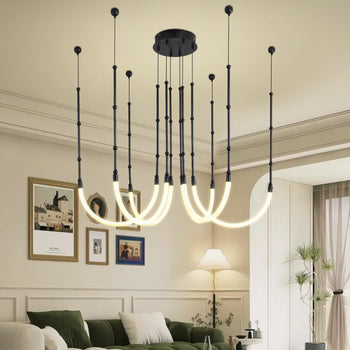WOSOHYUN Six-Light LED Chandelier