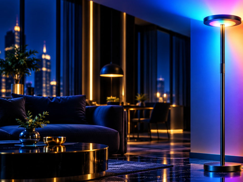 Illustrative smart lighting view 1 — concept, not manufacturer product photo