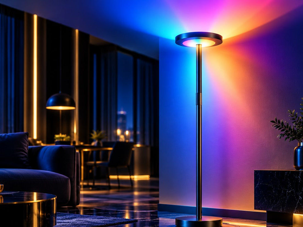 Illustrative smart lighting view 2 — concept, not manufacturer product photo