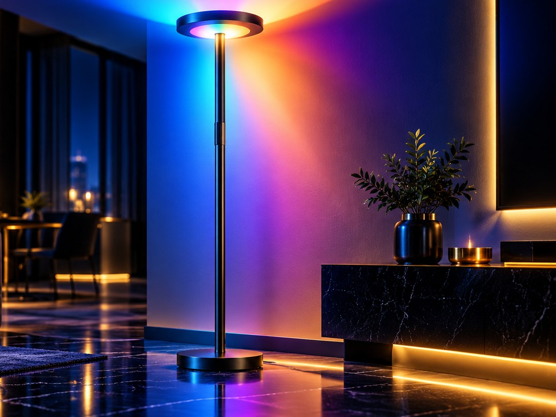 Illustrative smart lighting view 3 — concept, not manufacturer product photo