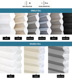 SmartWings Nowa cellular fabrics single/double cell color chart