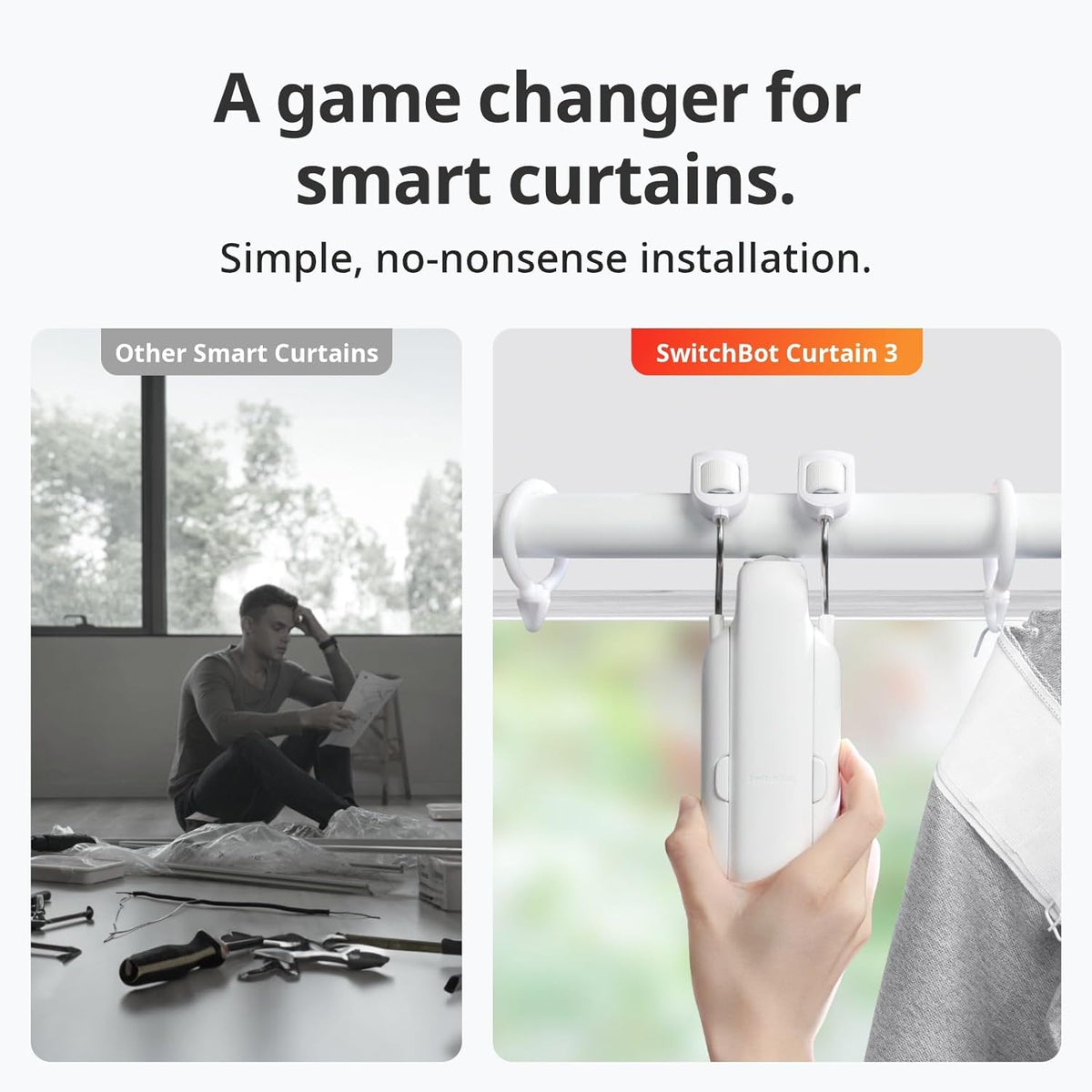 Original SwitchBot Curtain 3 Solar Combo image 3