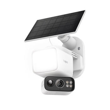مجموعة Tapo C615F — كشاف إضاءة بالطاقة الشمسية بدقة 2K وكاميرا مراقبة دوارة 360 درجة (أفقياً وعمودياً)