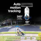 Tapo C660 automatic pan tilt tracking illustration