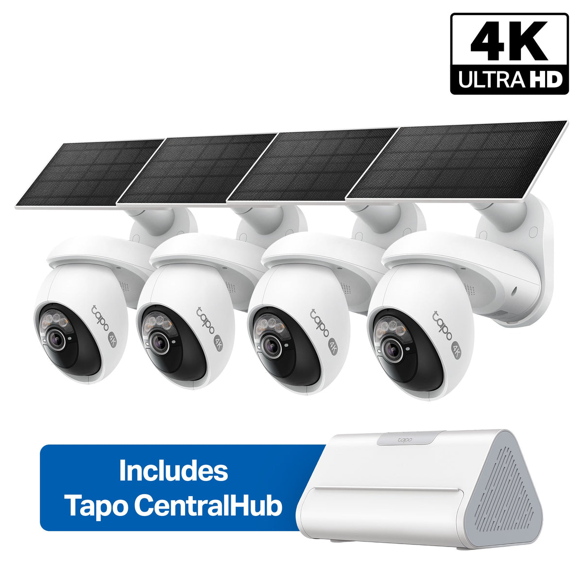 Official Tapo C660 4 camera solar bundle and Tapo H500 HomeBase