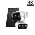 Tapo C675D Kit 4K dual-lens solar security camera with solar panel