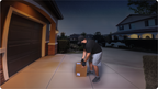 Tapo D225 smart doorbell nighttime package monitoring scene