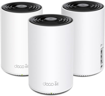 TP-Link Deco XE75 AXE5400 واي فاي 6E شبكي ثلاثي النطاق — عبوة من 3 وحدات