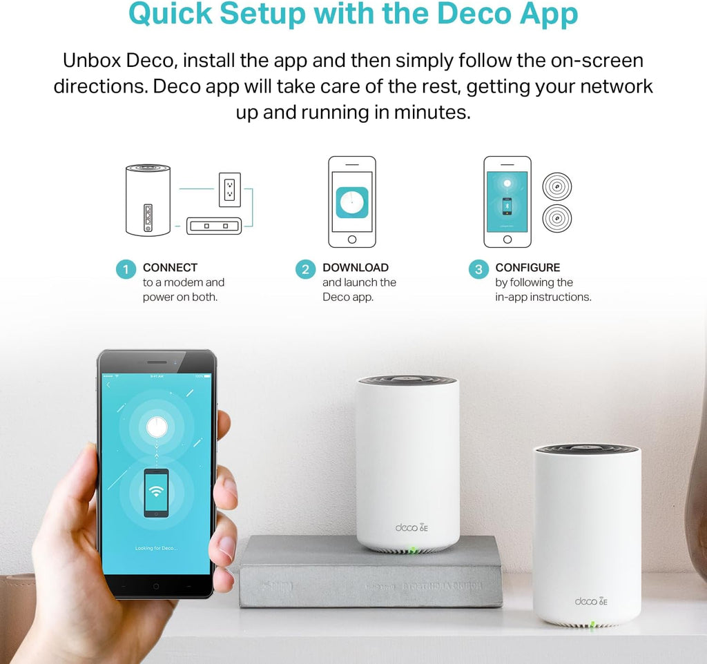 TP-Link Deco mobile app installation and configuration steps