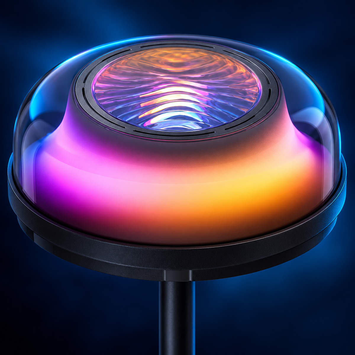 Govee Uplighter three-zone lamp head — edited detail visualization