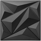Art3d Diamond Black 3D Wall Panels — 33 Pack · supplier photo 1